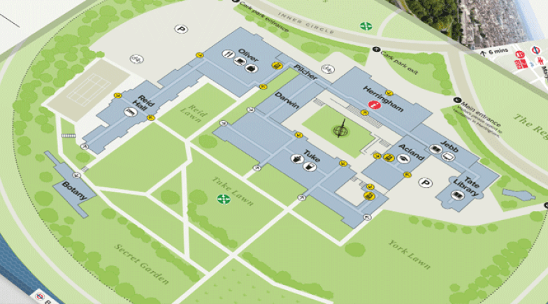 Map of Regent's University London